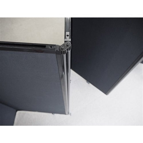 Room Divider Accordion Portable Partition Translucent Polycarbonate - SchoolOutlet