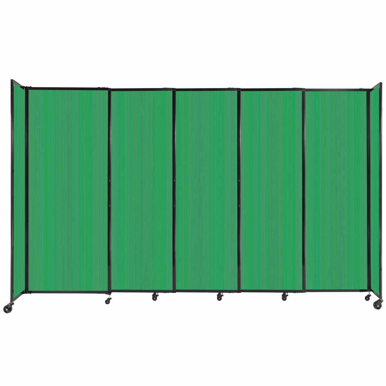 Room Divider Straight Wall Sliding Portable Partition Sound Absorbing Polycarbonate - SchoolOutlet