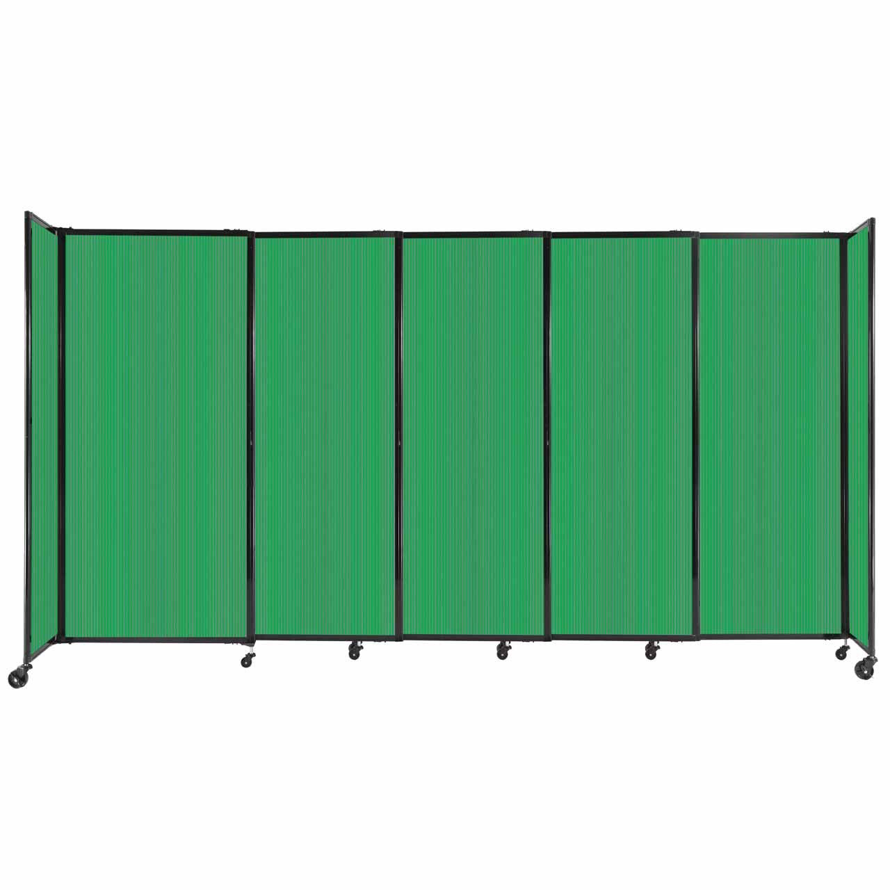 Room Divider Straight Wall Sliding Portable Partition Sound Absorbing Polycarbonate - SchoolOutlet