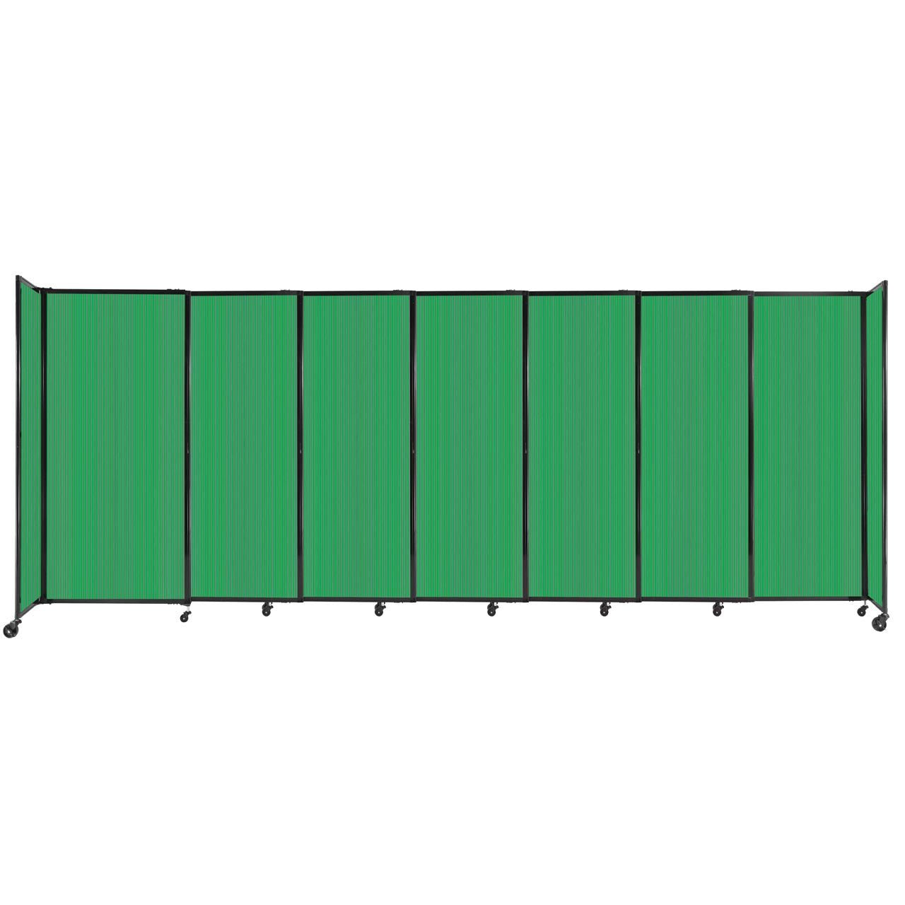 Room Divider Straight Wall Sliding Portable Partition Sound Absorbing Polycarbonate - SchoolOutlet