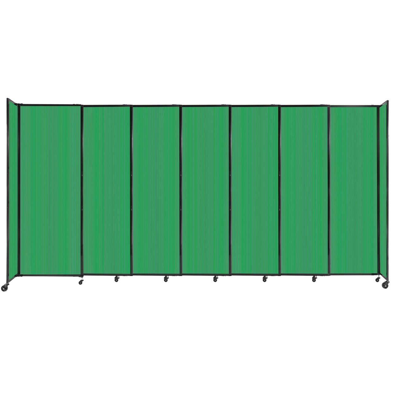 Room Divider Straight Wall Sliding Portable Partition Sound Absorbing Polycarbonate - SchoolOutlet
