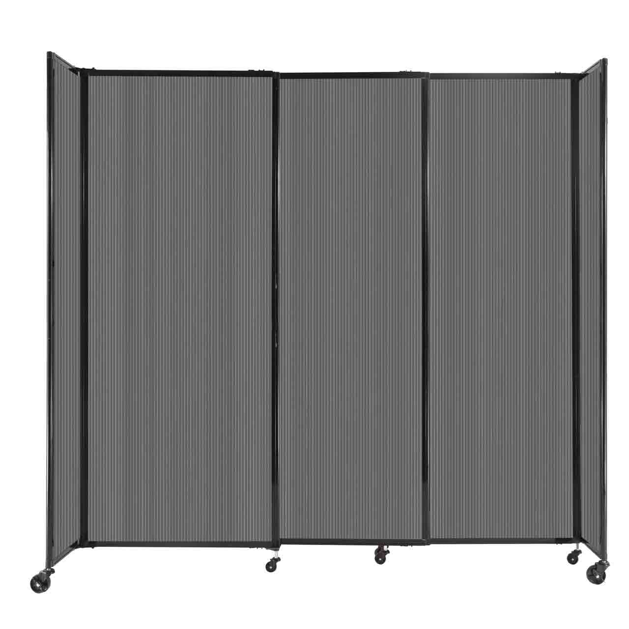Room Divider Straight Wall Sliding Portable Partition Sound Absorbing Polycarbonate - SchoolOutlet