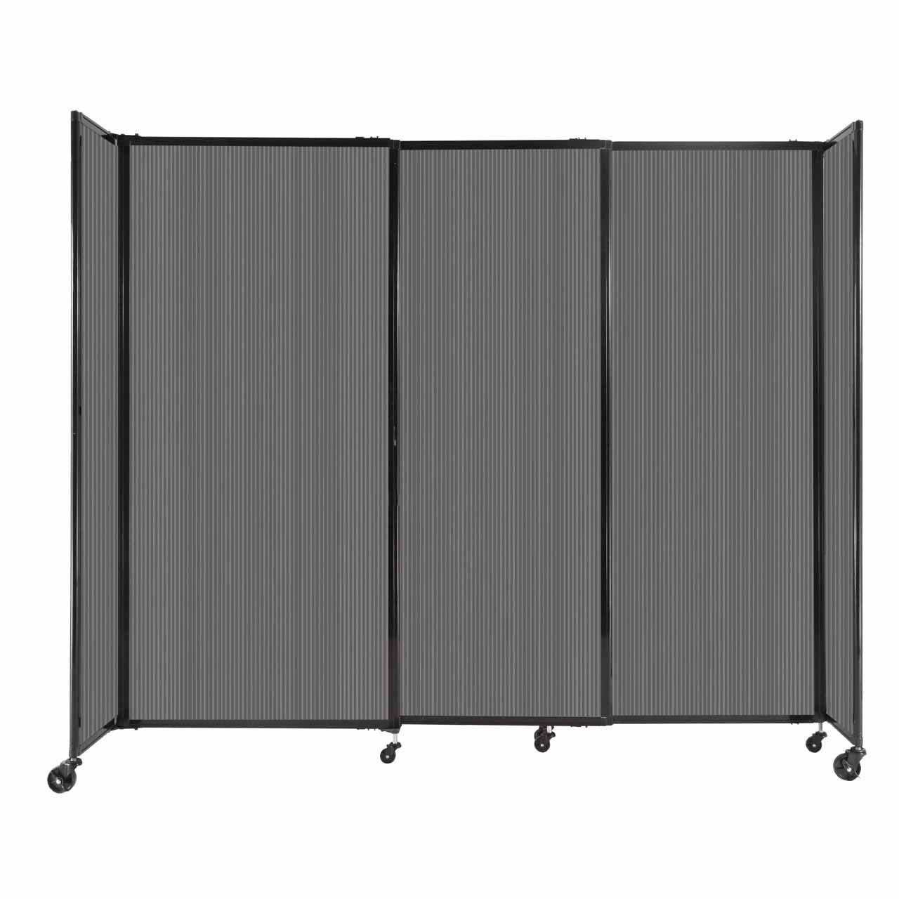 Room Divider Straight Wall Sliding Portable Partition Sound Absorbing Polycarbonate - SchoolOutlet