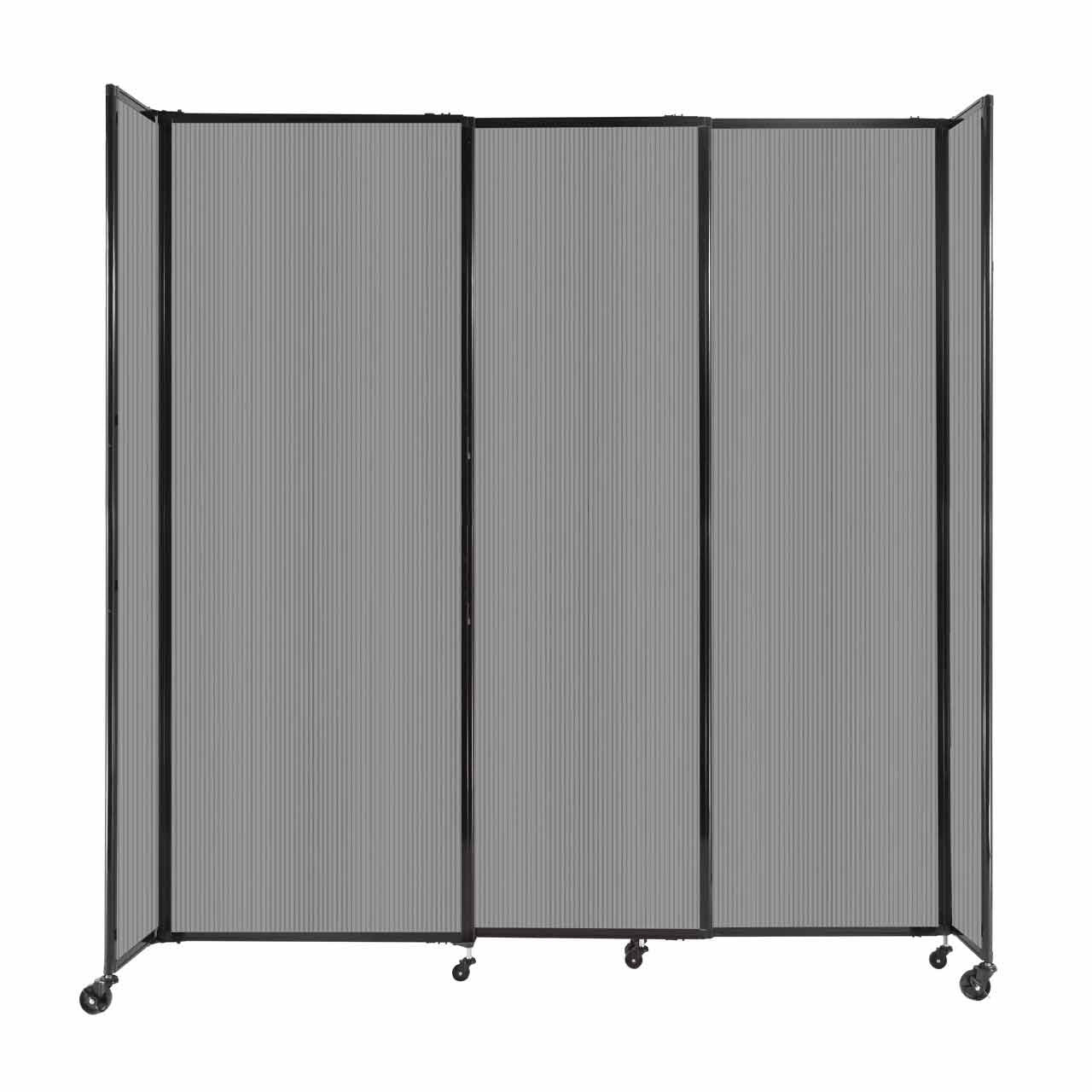 Room Divider Straight Wall Sliding Portable Partition Sound Absorbing Polycarbonate - SchoolOutlet