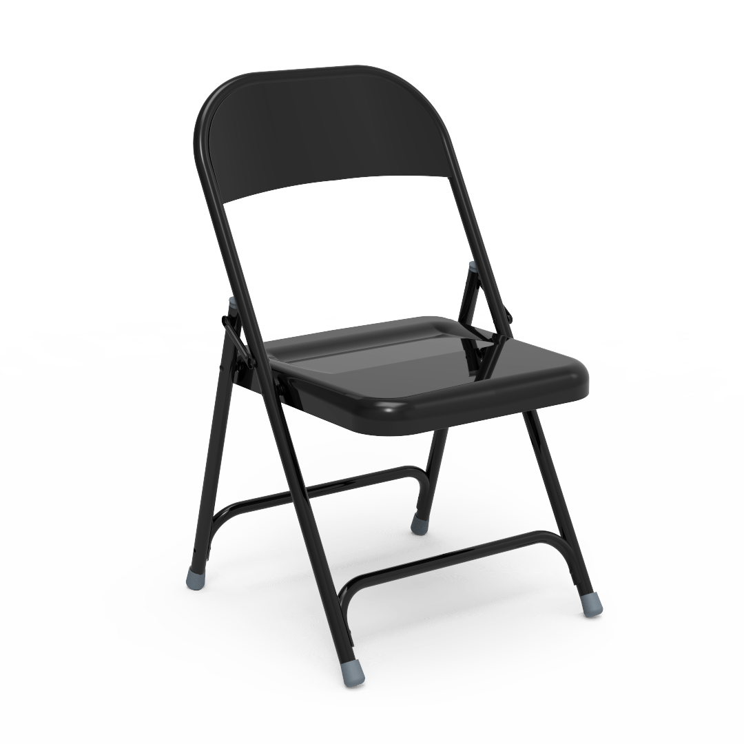 Virco 162 - Premium Steel Folding Chair with 1 Rear Leg Brace (Virco 162) - SchoolOutlet