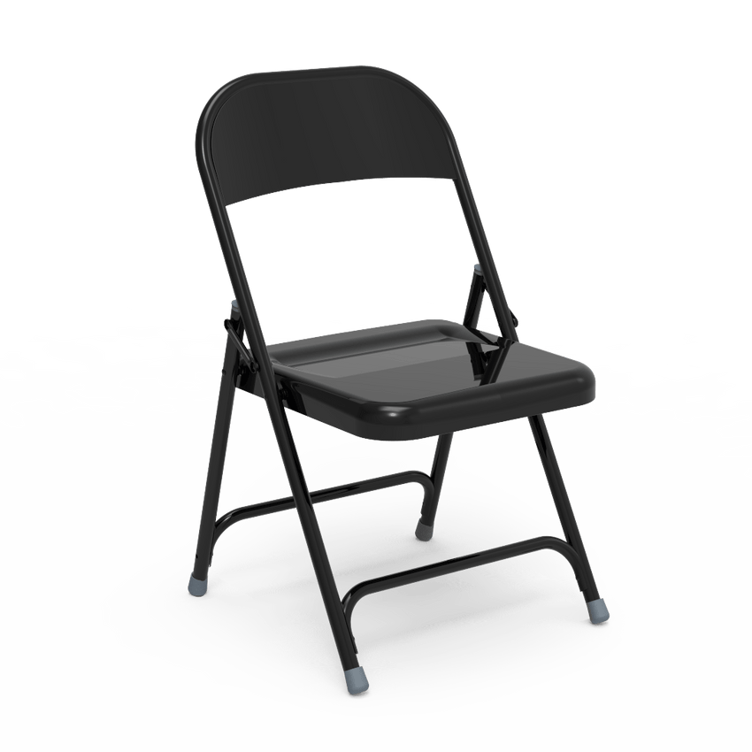 Virco 162 - Premium Steel Folding Chair with 1 Rear Leg Brace (Virco 162) - SchoolOutlet