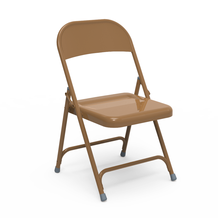 Virco 162 - Premium Steel Folding Chair with 1 Rear Leg Brace (Virco 162) - SchoolOutlet