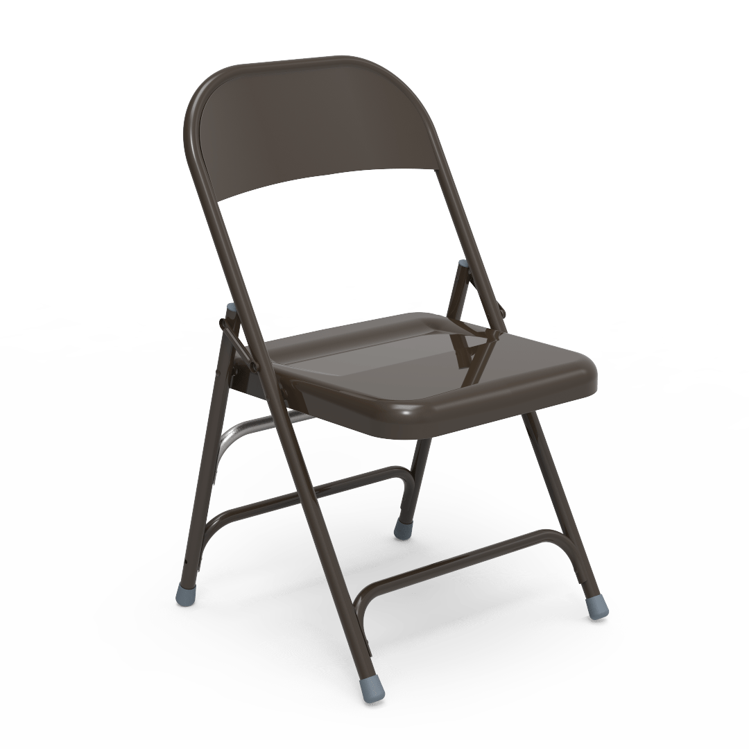 Virco 167 - Premium Steel Folding Chair with 2 Rear Leg Braces (Virco 167) - SchoolOutlet