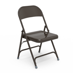 Virco 167 - Premium Steel Folding Chair with 2 Rear Leg Braces (Virco 167)