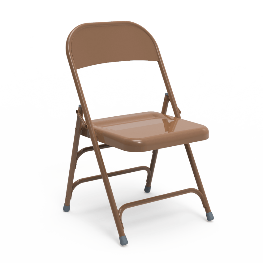 Virco 167 - Premium Steel Folding Chair with 2 Rear Leg Braces (Virco 167) - SchoolOutlet