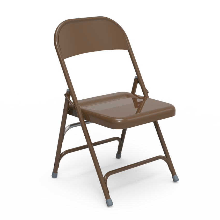 Virco 167 - Premium Steel Folding Chair with 2 Rear Leg Braces (Virco 167) - SchoolOutlet