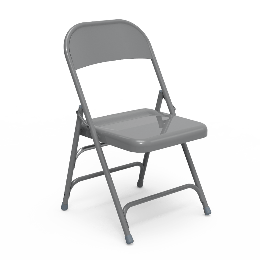 Virco 167 - Premium Steel Folding Chair with 2 Rear Leg Braces (Virco 167) - SchoolOutlet