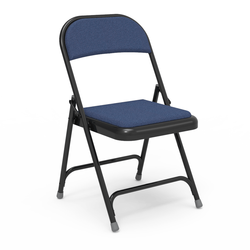 Virco 188 - Premium Steel Folding Chair with Fabric Upholstered Seat and Back (Virco 188) - SchoolOutlet