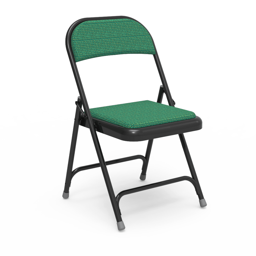 Virco 188 - Premium Steel Folding Chair with Fabric Upholstered Seat and Back (Virco 188) - SchoolOutlet