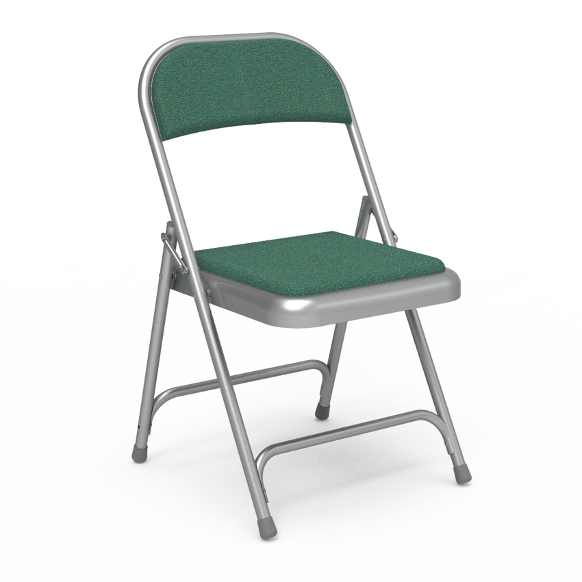 Virco 188 - Premium Steel Folding Chair with Fabric Upholstered Seat and Back (Virco 188) - SchoolOutlet