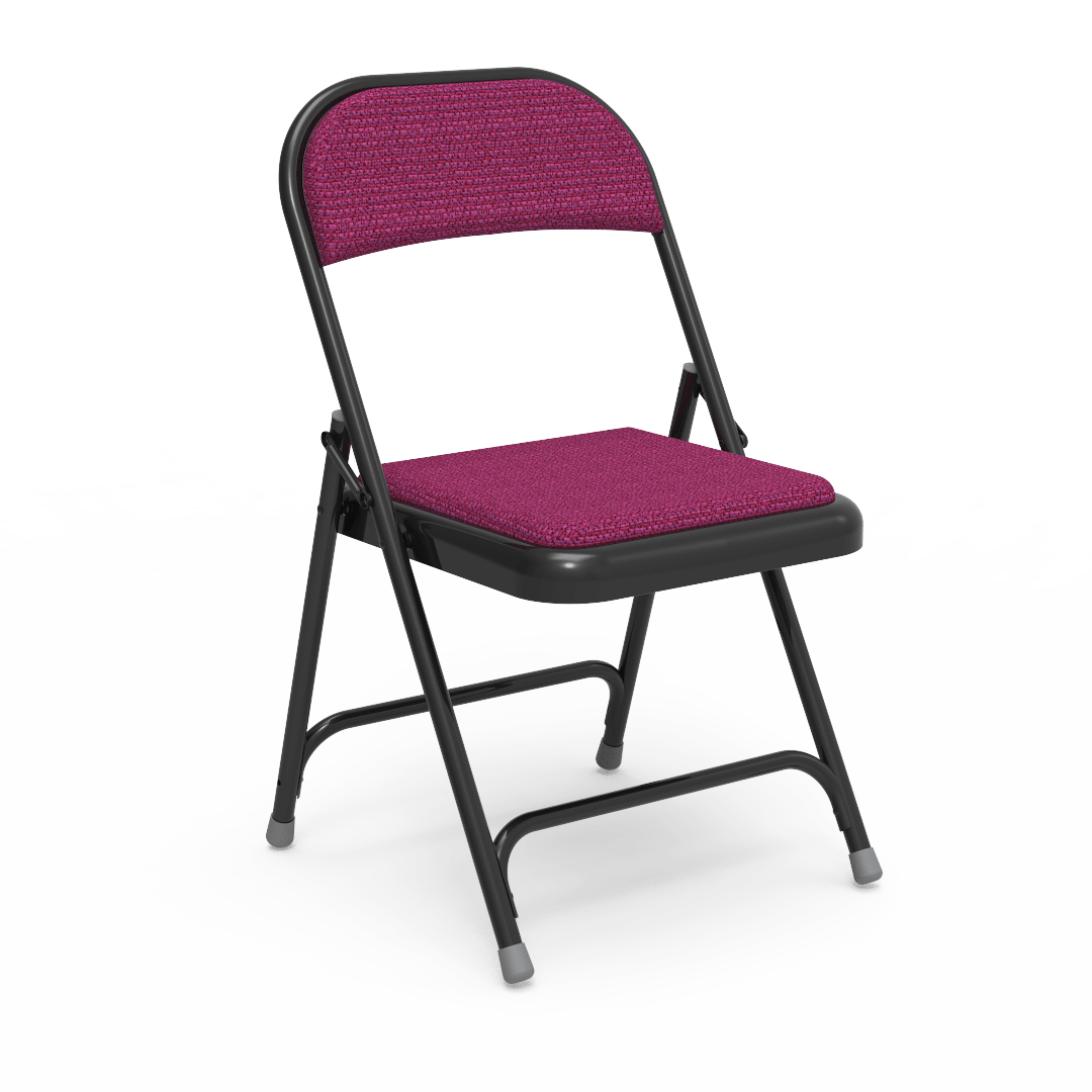 Virco 188 - Premium Steel Folding Chair with Fabric Upholstered Seat and Back (Virco 188) - SchoolOutlet