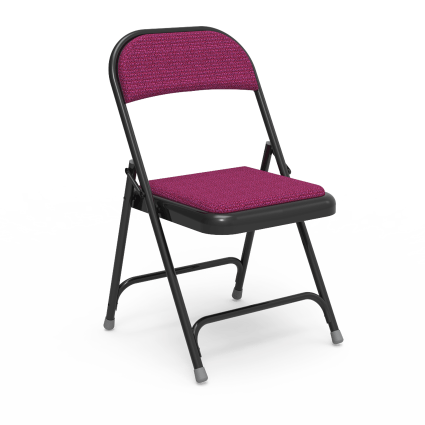 Virco 188 - Premium Steel Folding Chair with Fabric Upholstered Seat and Back (Virco 188) - SchoolOutlet