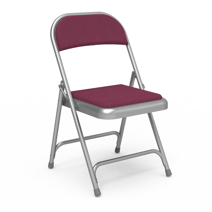 Virco 188 - Premium Steel Folding Chair with Fabric Upholstered Seat and Back (Virco 188) - SchoolOutlet