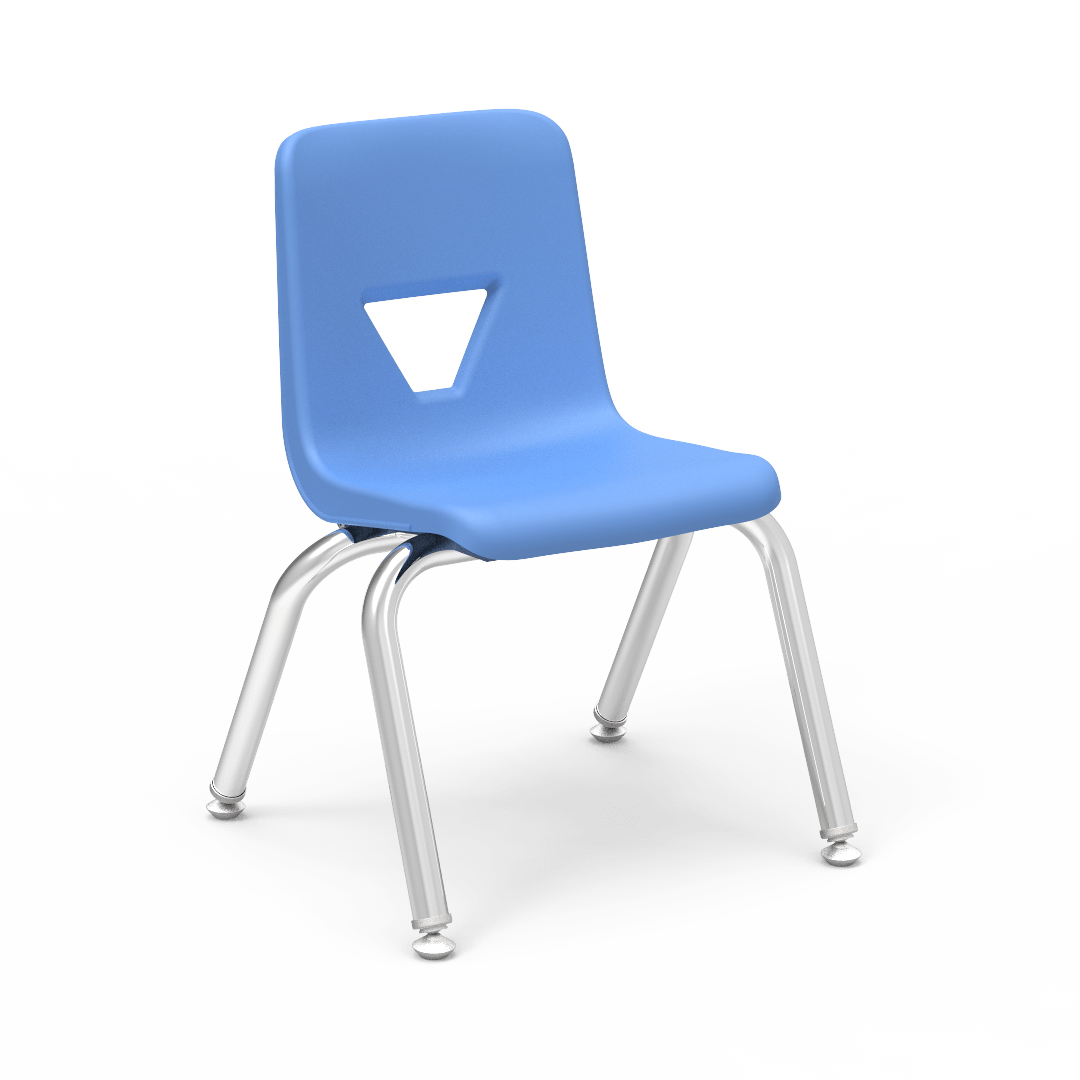 Virco 2012 - 2000 Series 4-Legged Stack Chair - 12" Seat Height (Virco 2012) - SchoolOutlet