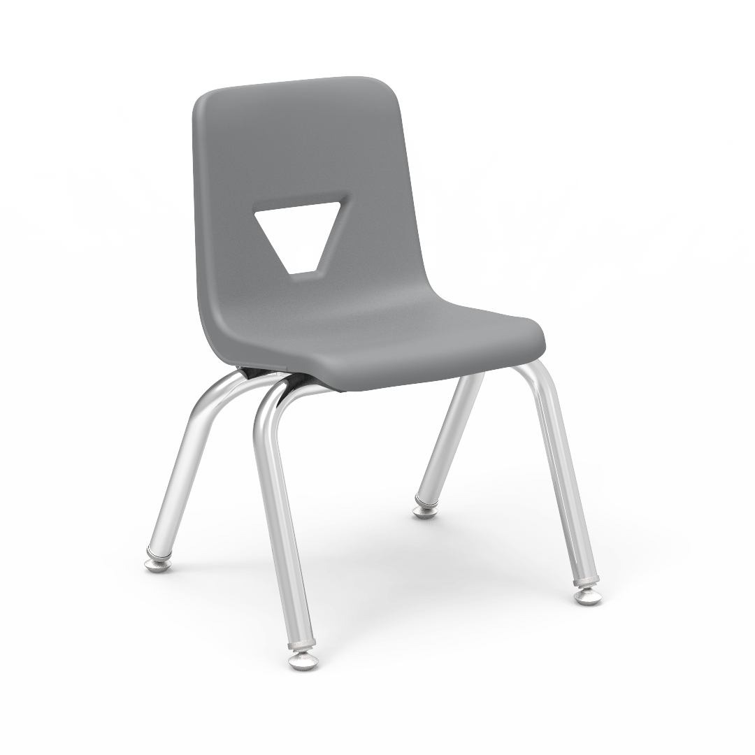 Virco 2012 - 2000 Series 4-Legged Stack Chair - 12" Seat Height (Virco 2012) - SchoolOutlet