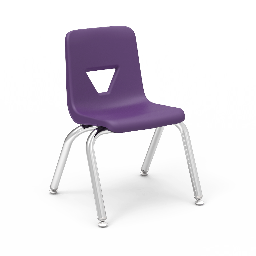 Virco 2012 - 2000 Series 4-Legged Stack Chair - 12" Seat Height (Virco 2012) - SchoolOutlet