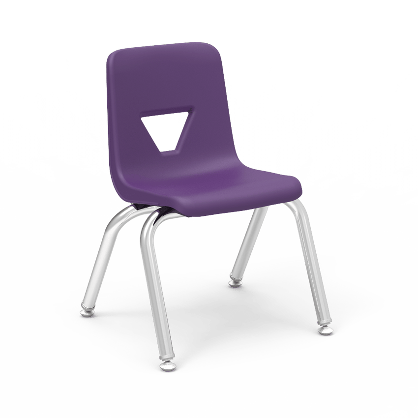 Virco 2012 - 2000 Series 4-Legged Stack Chair - 12" Seat Height (Virco 2012) - SchoolOutlet