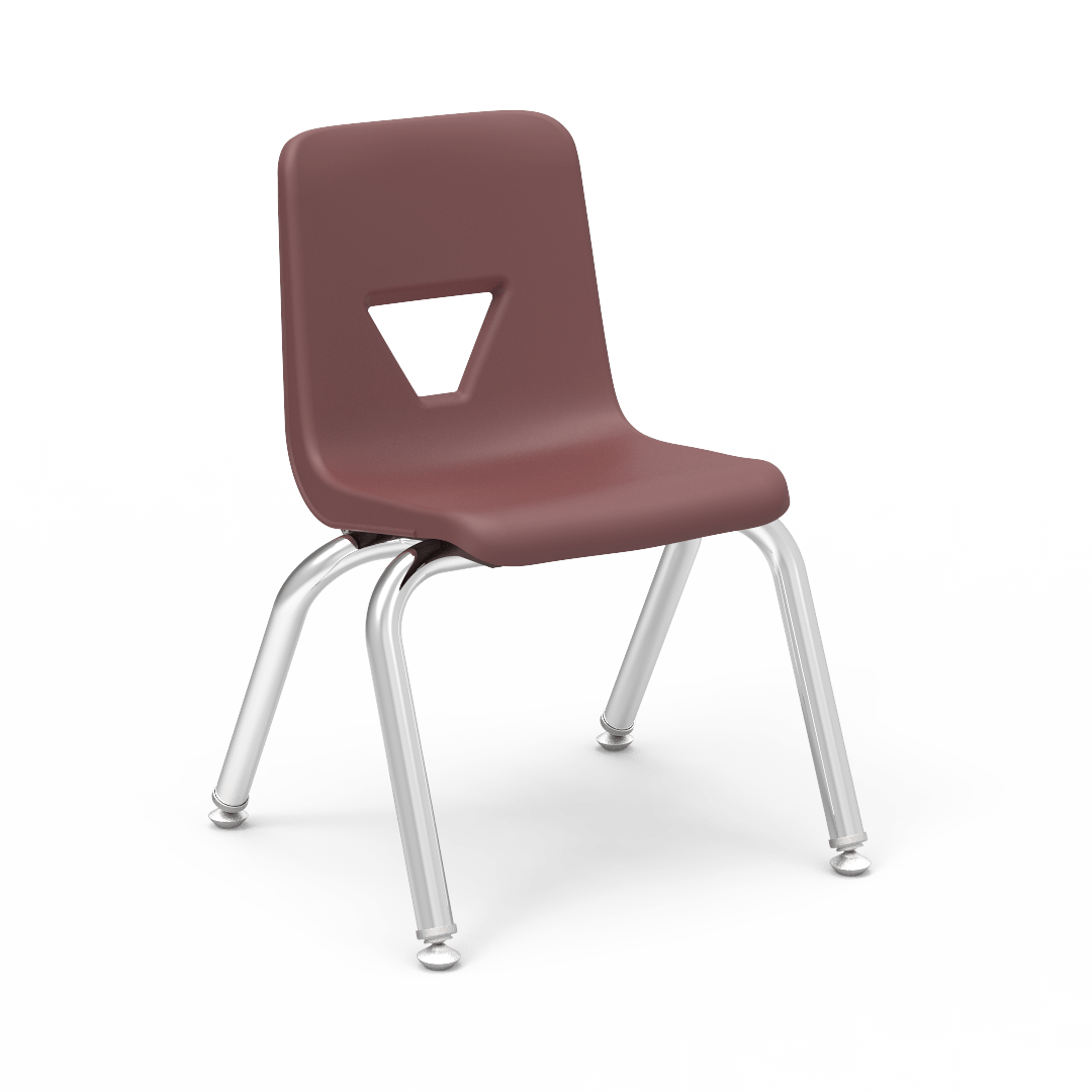 Virco 2012 - 2000 Series 4-Legged Stack Chair - 12" Seat Height (Virco 2012) - SchoolOutlet