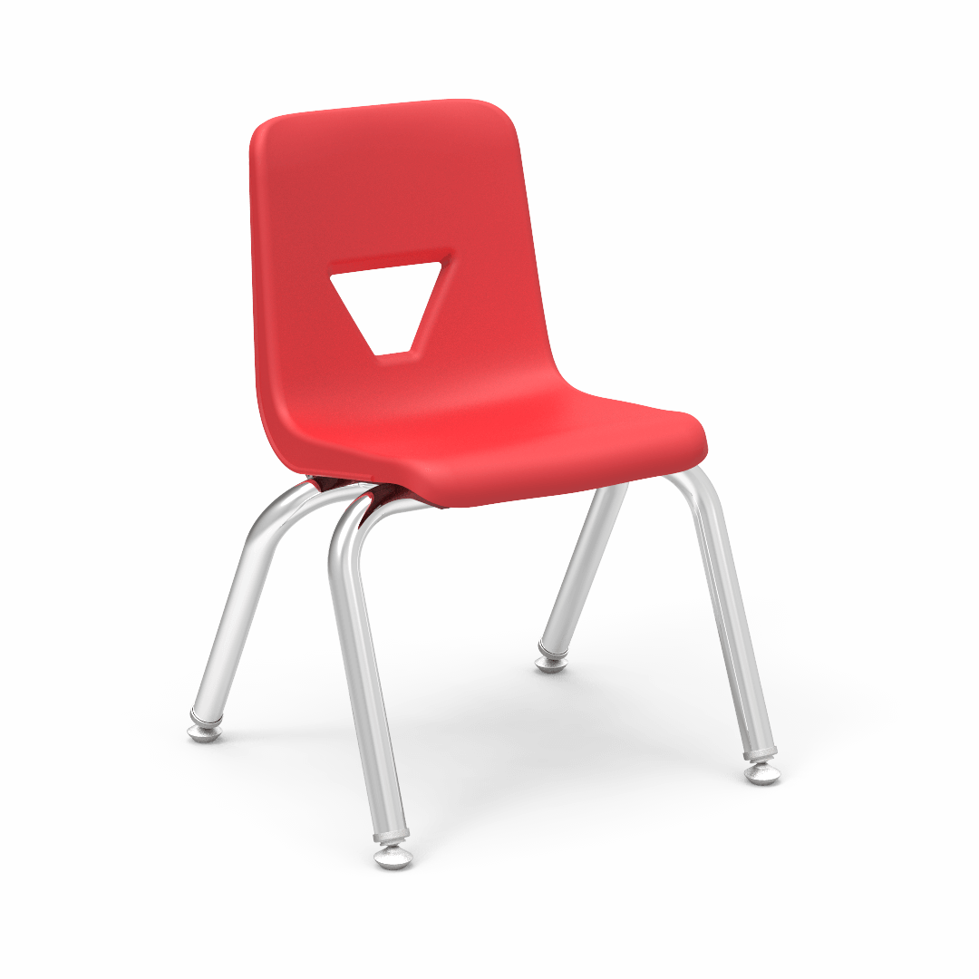 Virco 2012 - 2000 Series 4-Legged Stack Chair - 12" Seat Height (Virco 2012) - SchoolOutlet