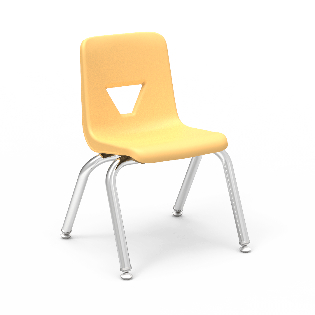 Virco 2012 - 2000 Series 4-Legged Stack Chair - 12" Seat Height (Virco 2012) - SchoolOutlet