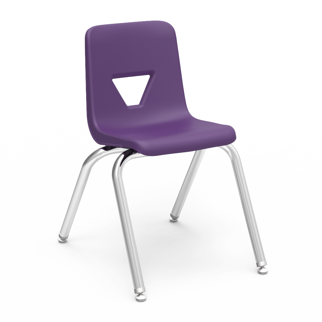 Virco 2016 - 2000 Series 4-Legged Stack Chair - 16" Seat Height (Virco 2016) - SchoolOutlet