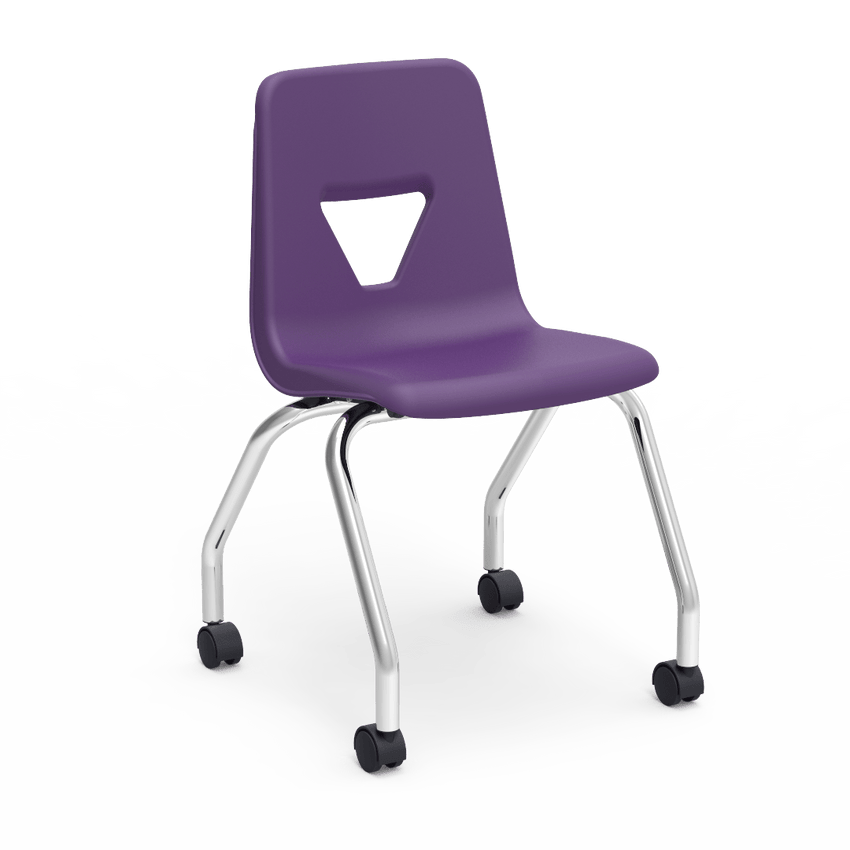 Virco 2050 Mobile Stack Chair 18" Seat Height (Virco 2050) - SchoolOutlet