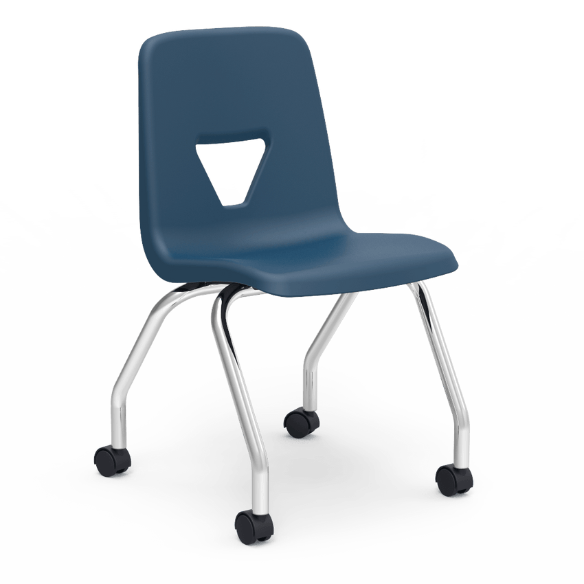 Virco 2050EL - 4-Leg 2000 Series Mobile Chair- Extra Large 18" Seat Height(Virco 2050EL) - SchoolOutlet