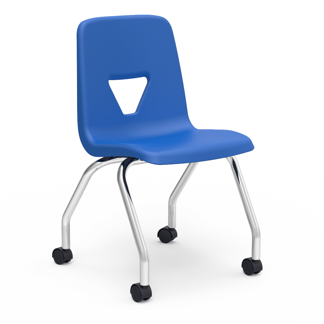 Virco 2050EL - 4-Leg 2000 Series Mobile Chair- Extra Large 18" Seat Height(Virco 2050EL) - SchoolOutlet