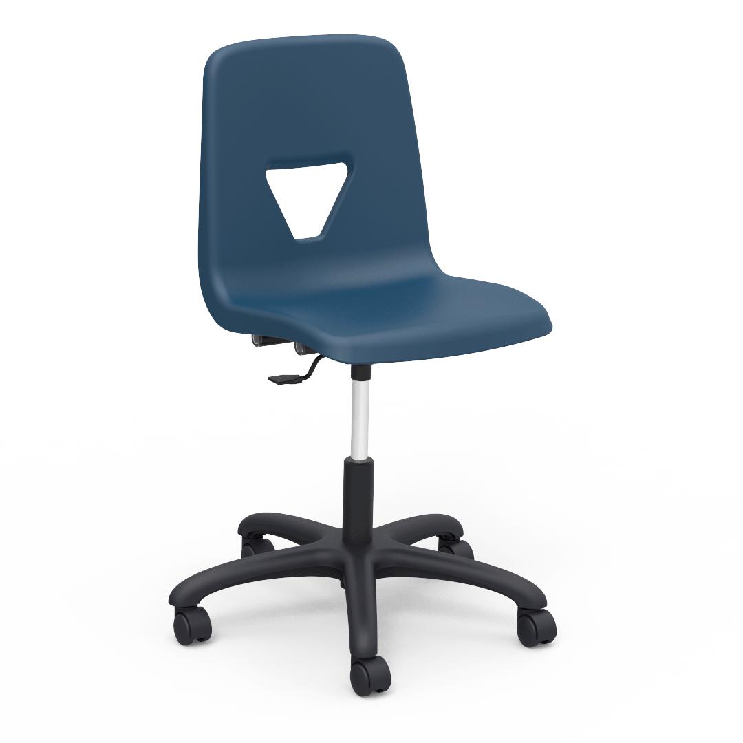 Virco 2260ELGC - 2000 Series Mobile Task Chair- Adjustable Gas Cylinder (Virco 2260ELGC) - SchoolOutlet