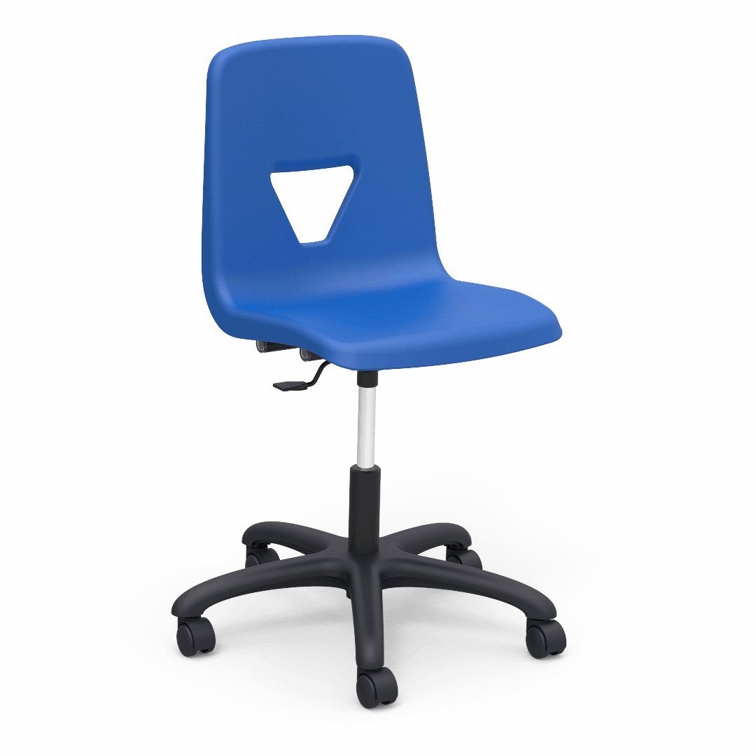 Virco 2260ELGC - 2000 Series Mobile Task Chair- Adjustable Gas Cylinder (Virco 2260ELGC) - SchoolOutlet