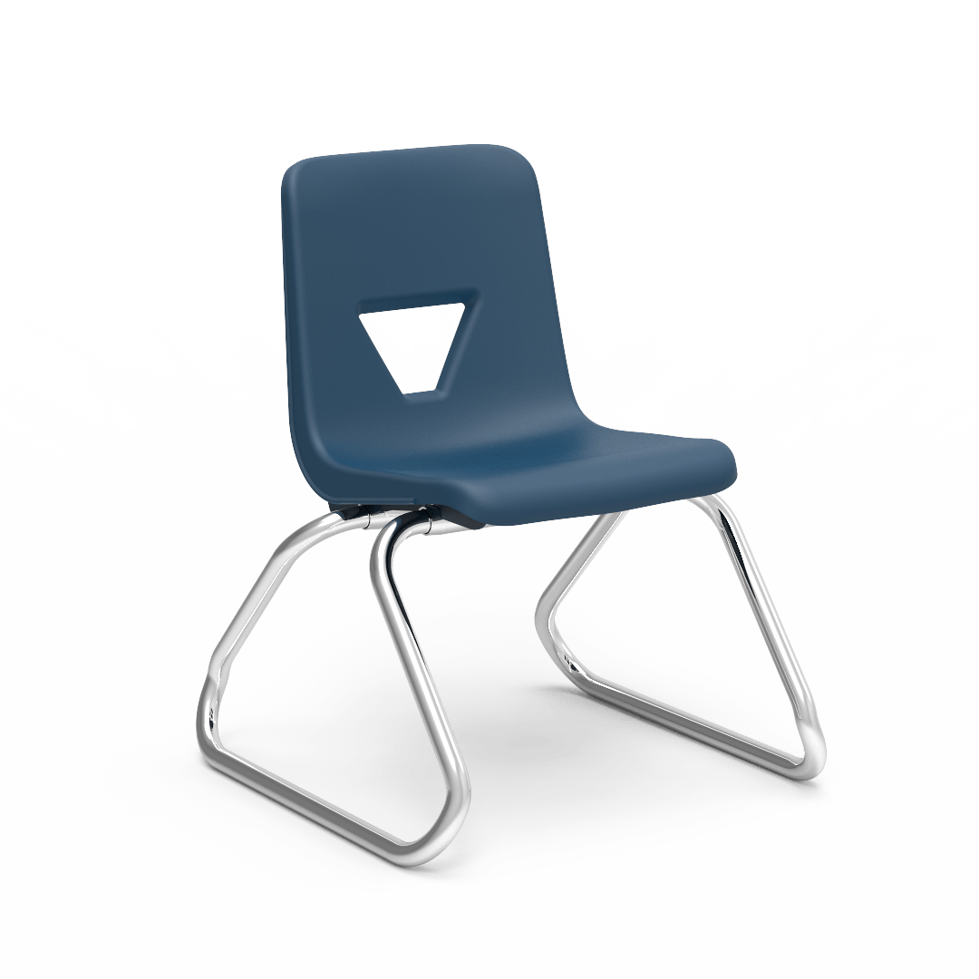 Virco 2612 - 2000 Series Sled-Based Stack Chair - 12" Seat Height (Virco 2612) - SchoolOutlet