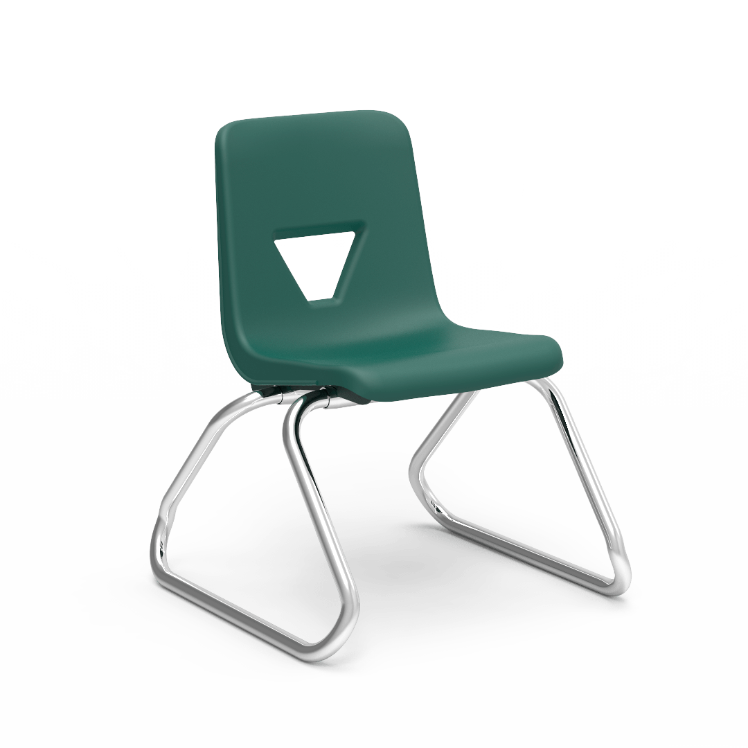 Virco 2612 - 2000 Series Sled-Based Stack Chair - 12" Seat Height (Virco 2612) - SchoolOutlet