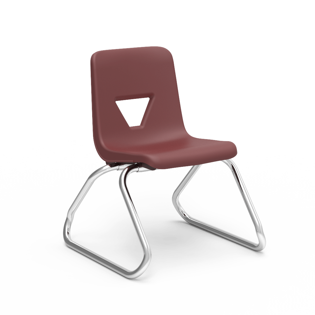 Virco 2612 - 2000 Series Sled-Based Stack Chair - 12" Seat Height (Virco 2612) - SchoolOutlet