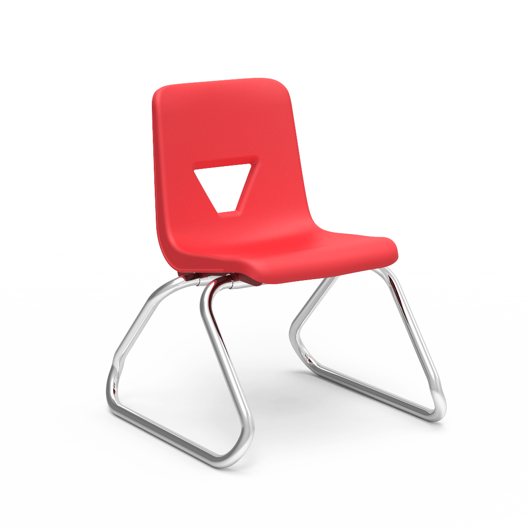 Virco 2612 - 2000 Series Sled-Based Stack Chair - 12" Seat Height (Virco 2612) - SchoolOutlet