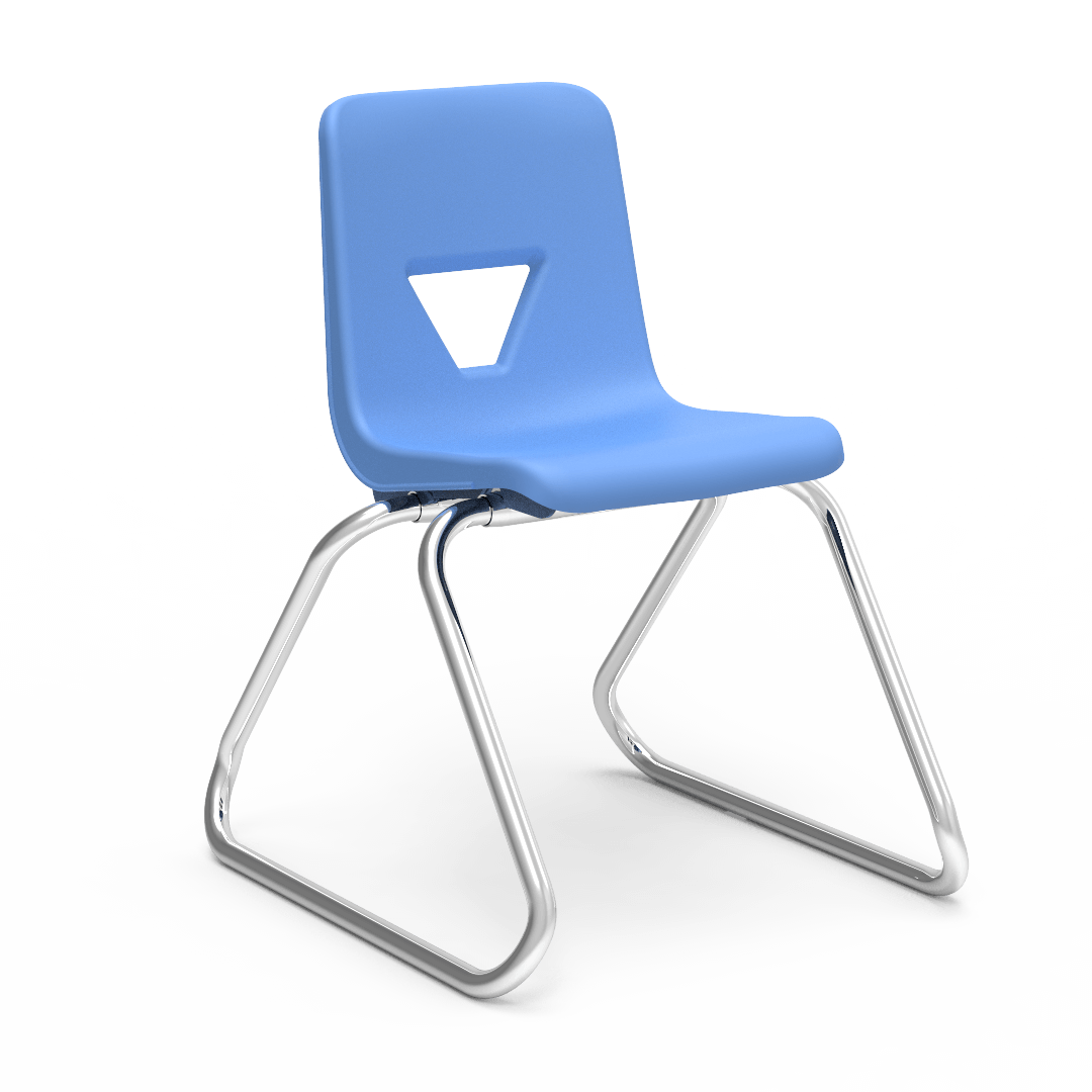 Virco 2614 - 2000 Series Sled-Based Stack Chair - 14" Seat Height (Virco 2614) - SchoolOutlet