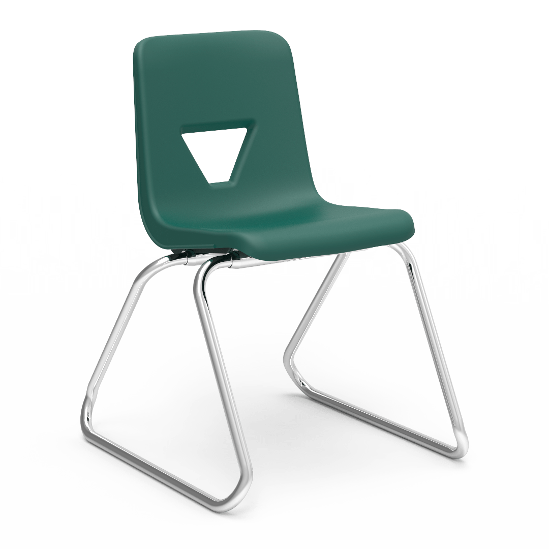 Virco 2616 - 2000 Series Sled-Based Stack Chair - 16" Seat Height (Virco 2616) - SchoolOutlet