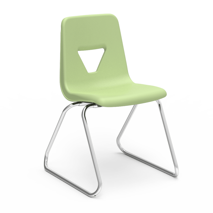 Virco 2618 - 2000 Series Sled-Based Stack Chair - 18" Seat Height (Virco 2618) - SchoolOutlet