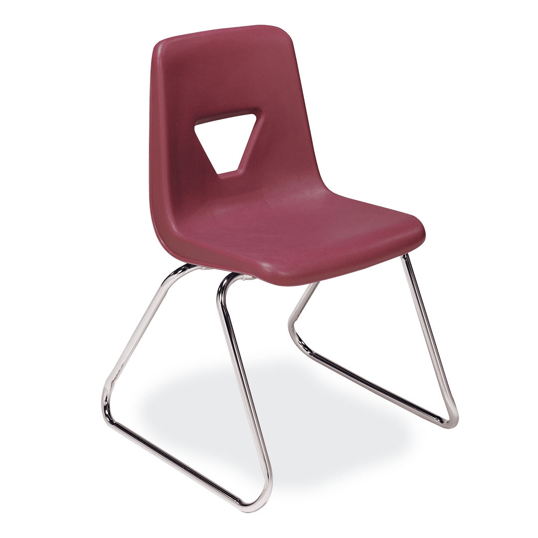 Virco 2618 - 2000 Series Sled-Based Stack Chair - 18" Seat Height (Virco 2618) - SchoolOutlet