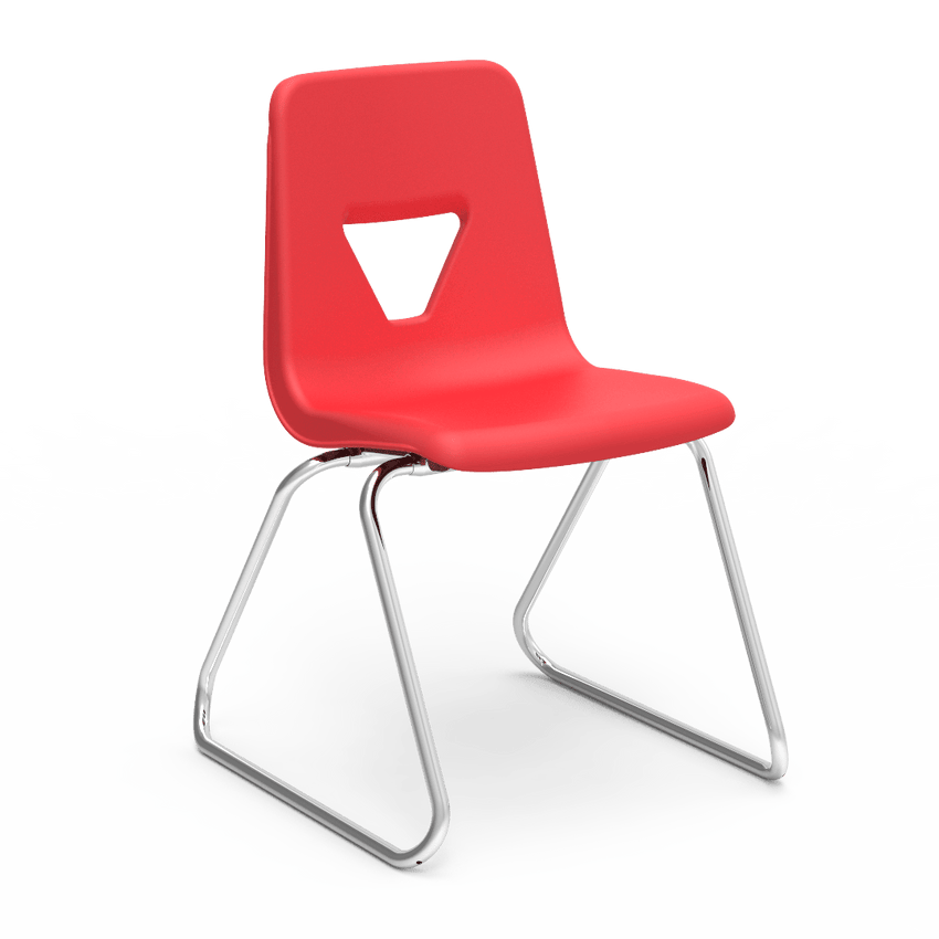 Virco 2618 - 2000 Series Sled-Based Stack Chair - 18" Seat Height (Virco 2618) - SchoolOutlet