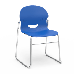 264617 - Virco I.Q. Sled Based Ergonomic Chair, Wide Seat - 17" Seat Height (Virco 264617)