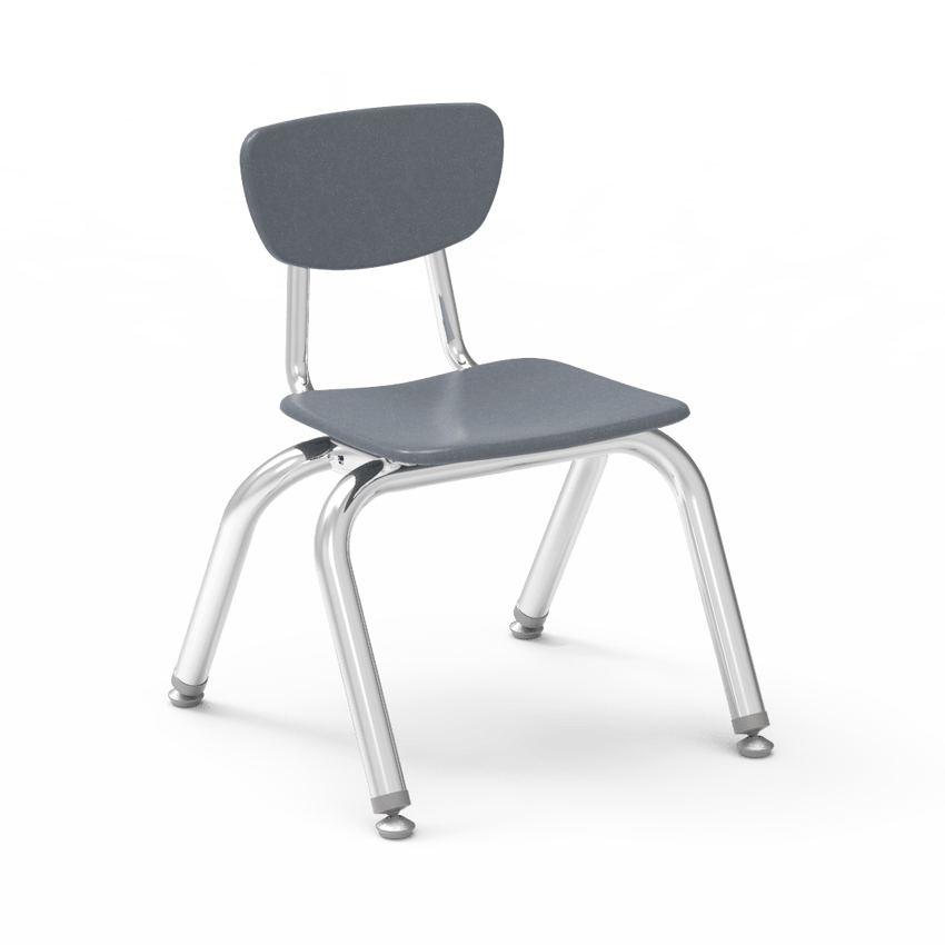 Virco 3012 - 3000 Series 4-Legged Hard Plastic Stack Chair - 12" Seat Height (Virco 3012) - SchoolOutlet