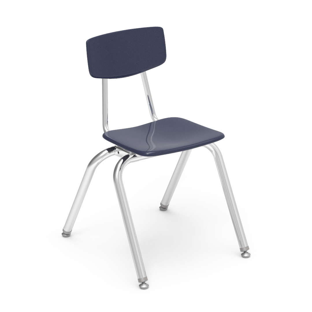 Virco 3016 - 3000 Series 4-Legged Hard Plastic Stack Chair - 16" Seat Height (Virco 3016) - SchoolOutlet