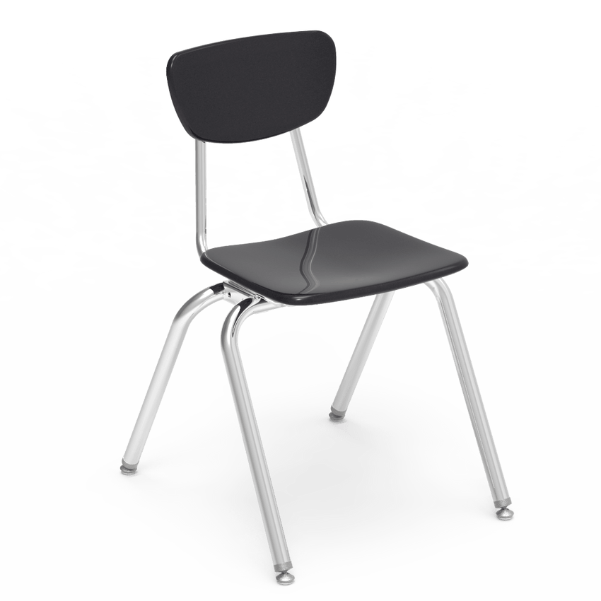 Virco 3018 School Chair for Students 5th Grade to Adult - Hard Plastic Seat & Back, Durable and Stackable for Classroom Seating - SchoolOutlet