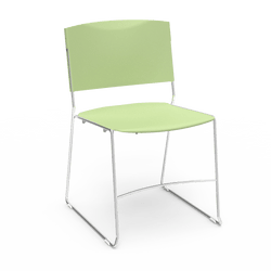 Virco 4100 - UltraStack Sled Based Chair - 18" Height (Virco 4100)
