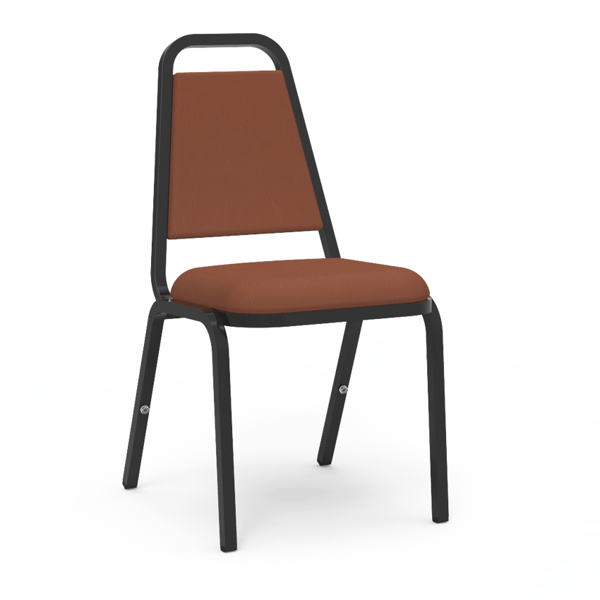 Virco 8926 - Upholstered Stack Chair, Trapezoidal Back, Padded Dome Seat (Virco 8926) - SchoolOutlet